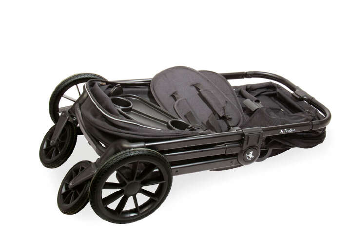 Pinolino Klappbarer 2-in-1 Kinder- und Bollerwagen Cubi